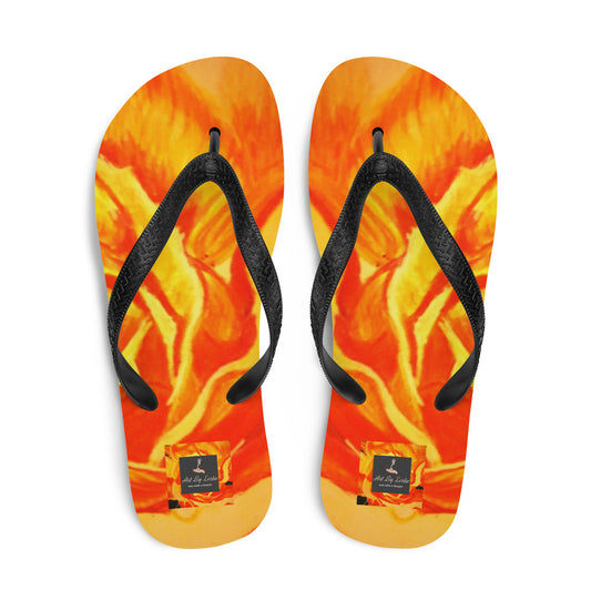 Flip-Flops Orange and Yellow