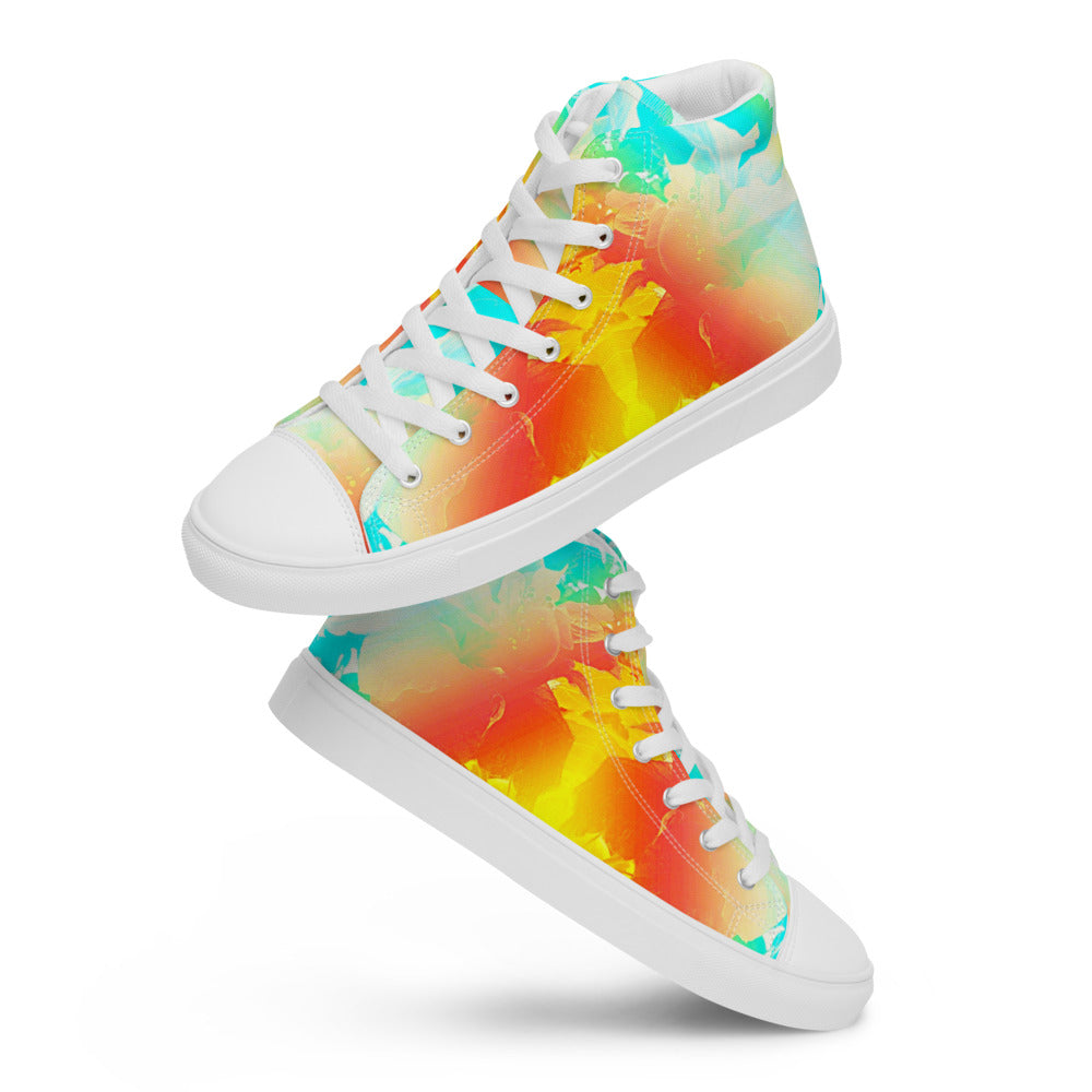 Women’s high top canvas shoes Rainbow 2