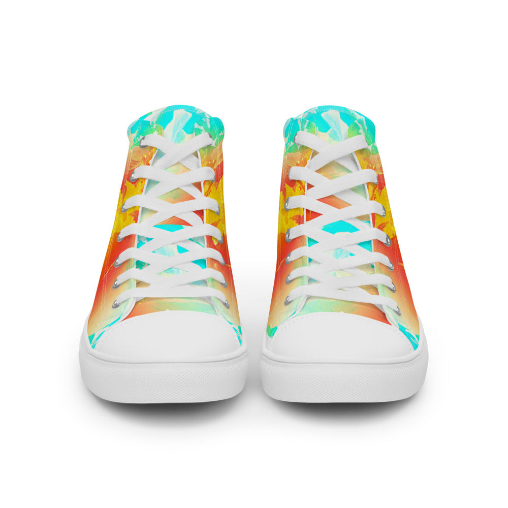 Women’s high top canvas shoes Rainbow 2