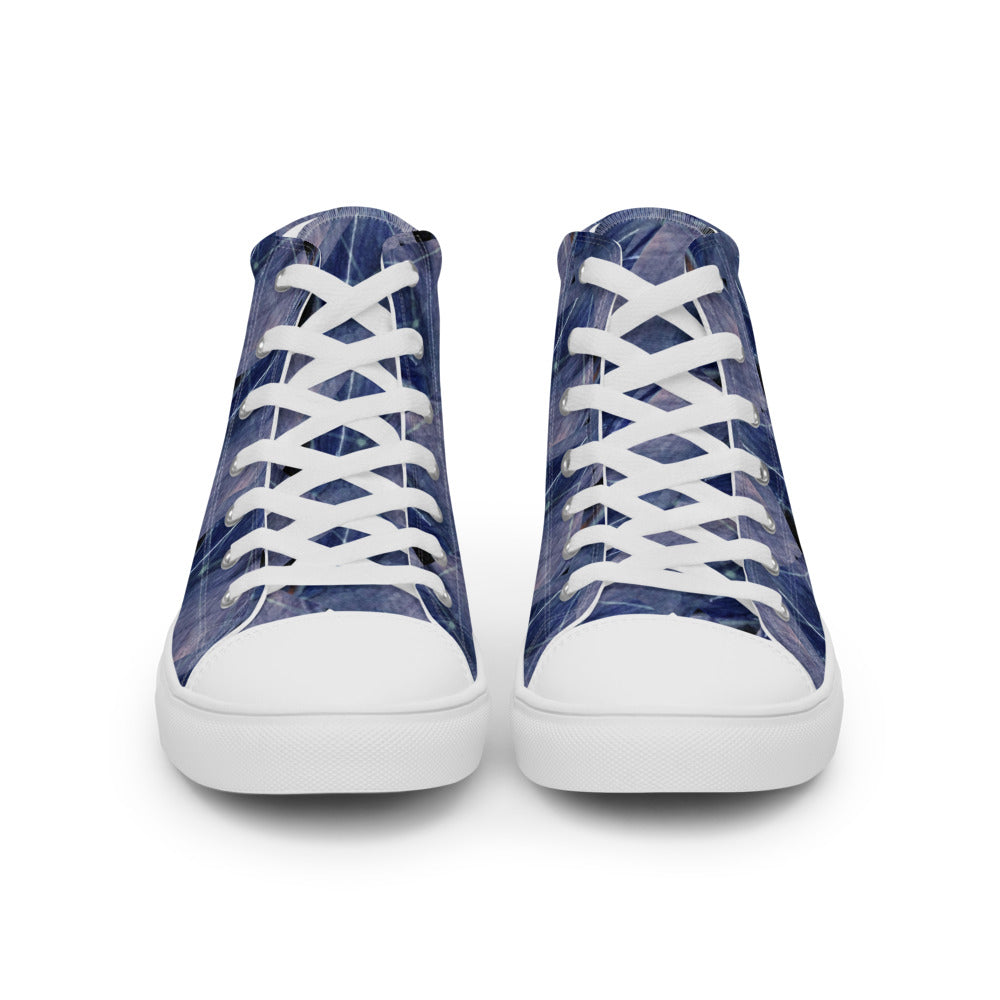 Women’s high top canvas shoes Denim