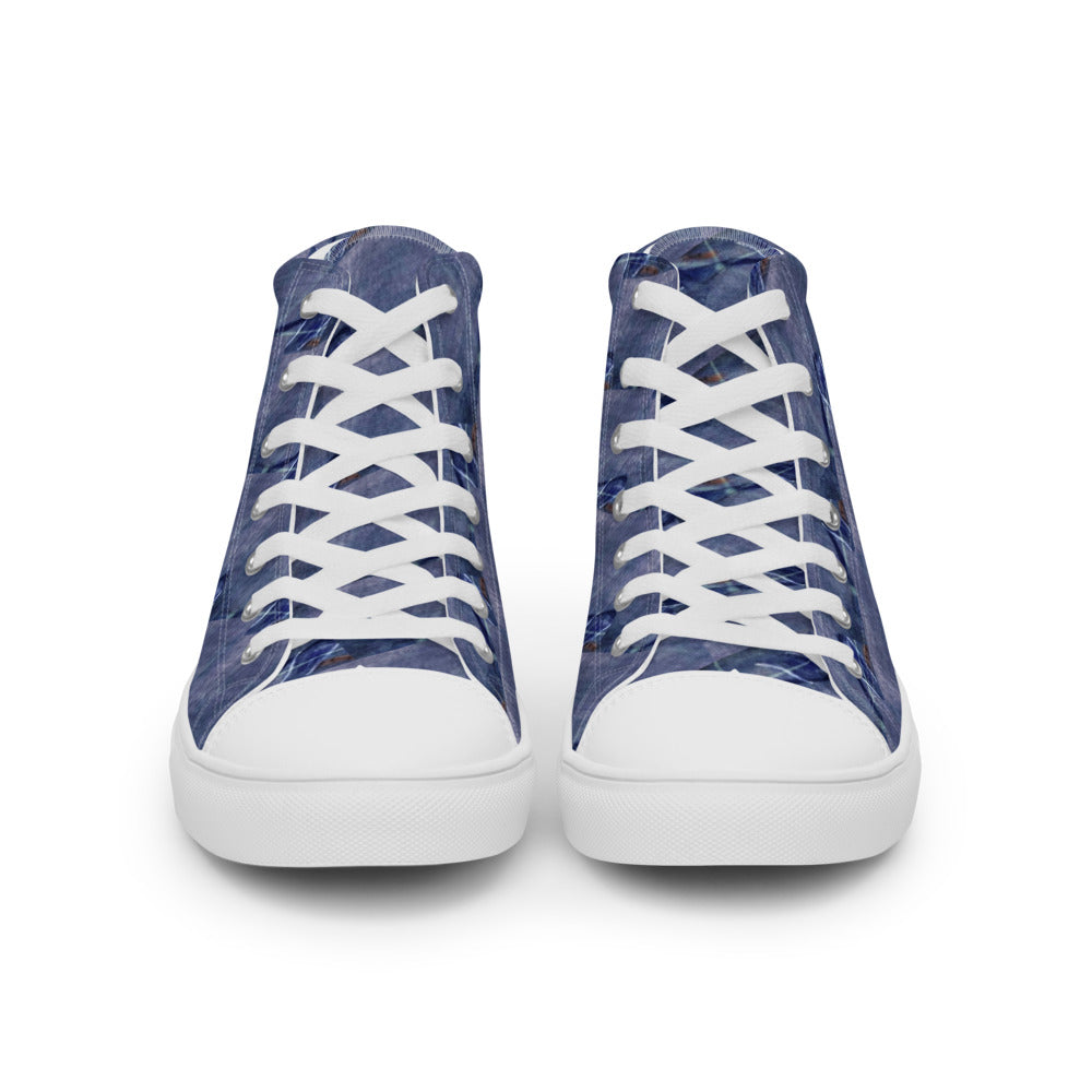 Women’s high top canvas shoes Denim 2