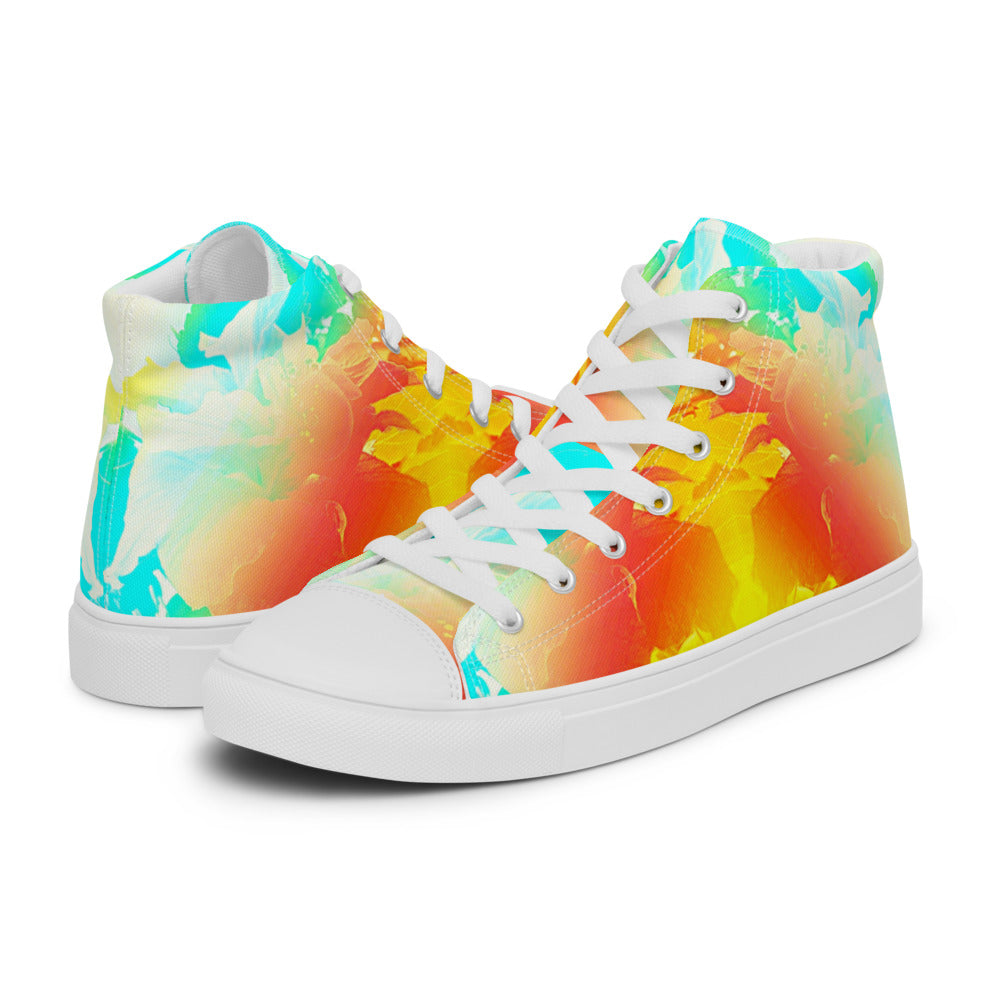 Women’s high top canvas shoes Rainbow 2