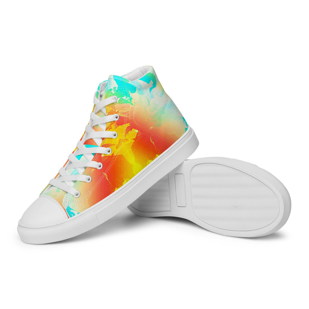 Women’s high top canvas shoes Rainbow 2