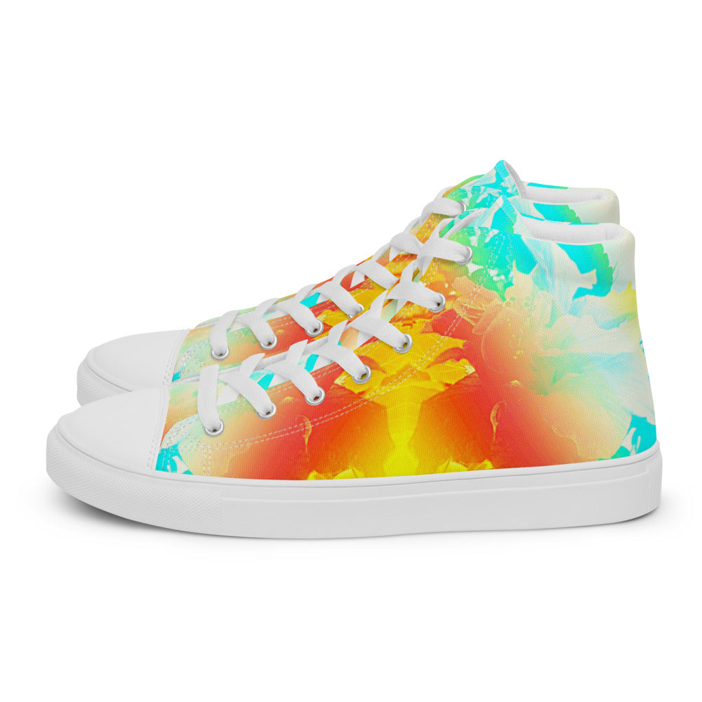 Women’s high top canvas shoes Rainbow 2