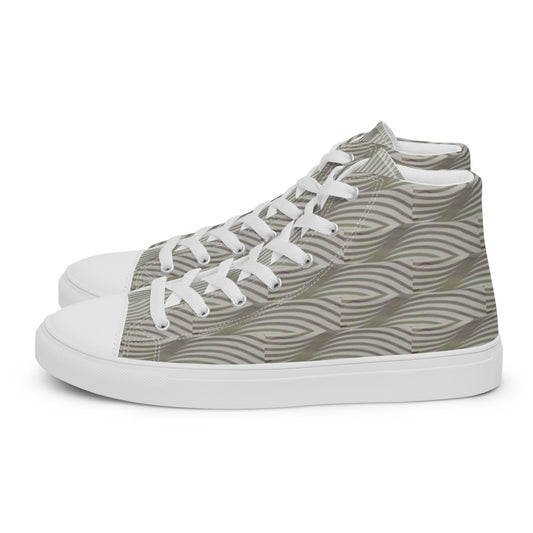 Women’s high top canvas shoes Gray Dunes