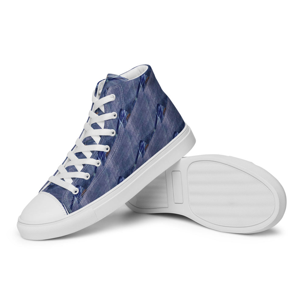 Women’s high top canvas shoes Denim 2