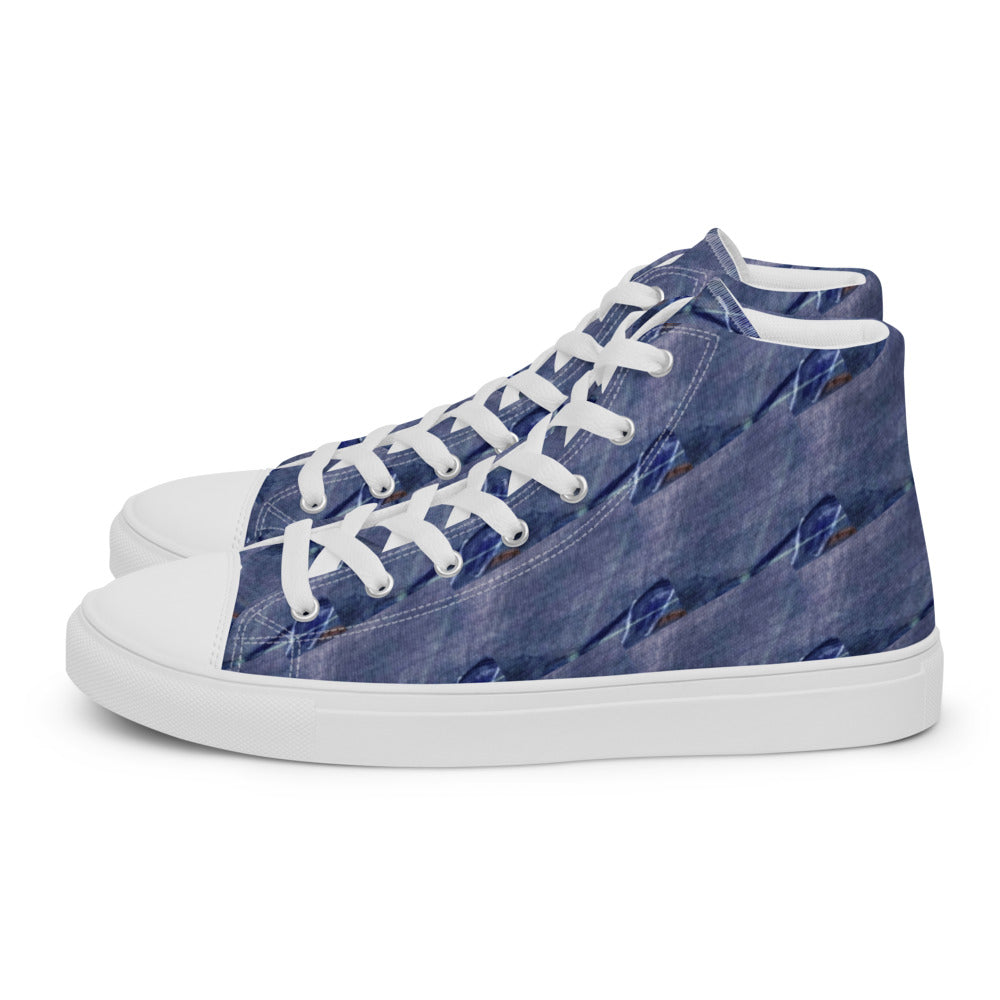 Women’s high top canvas shoes Denim 2