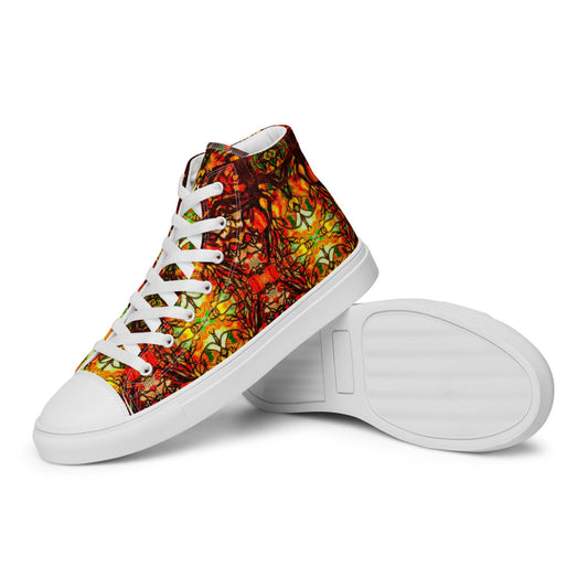 Women’s high top canvas shoes Autumn