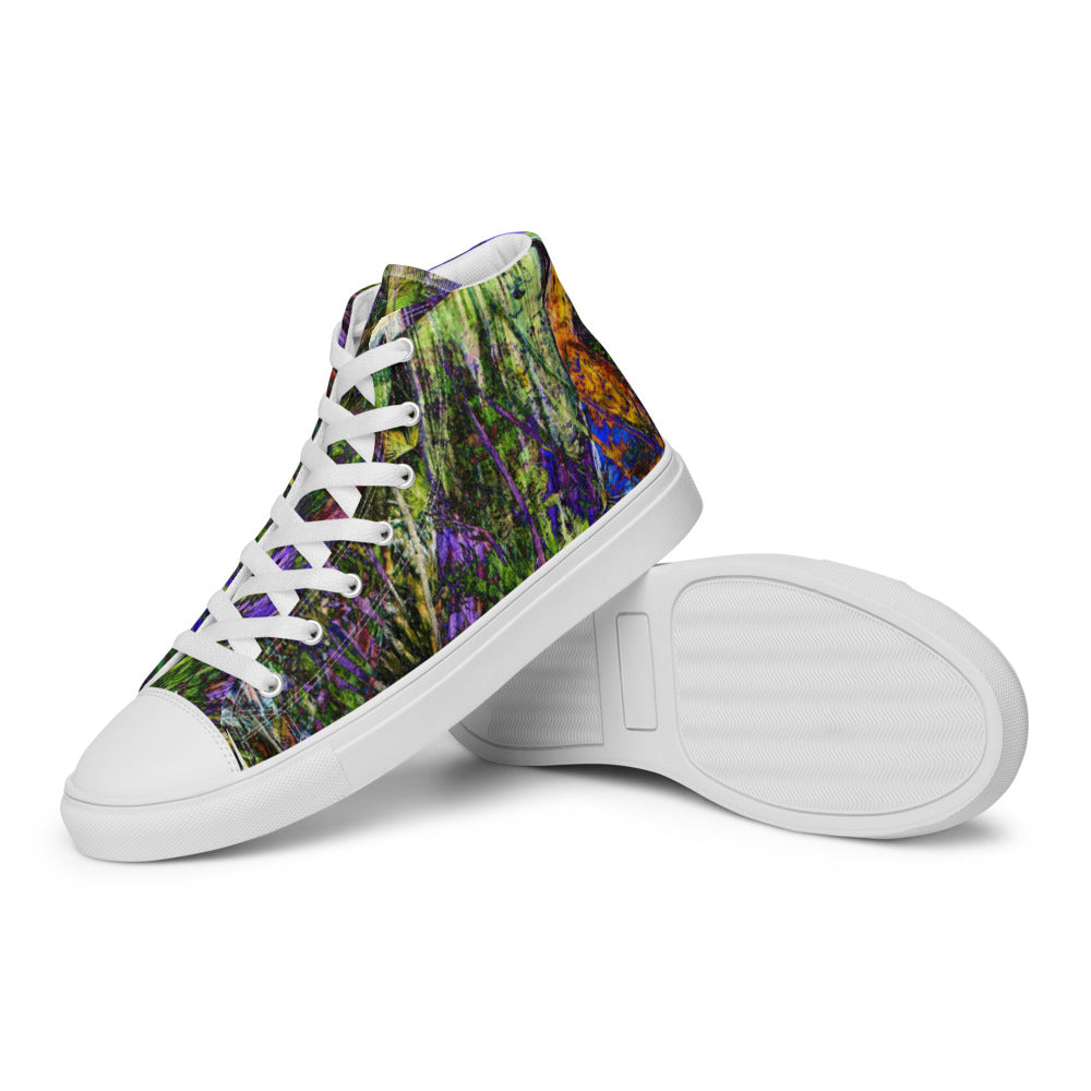 Women’s high top canvas shoes