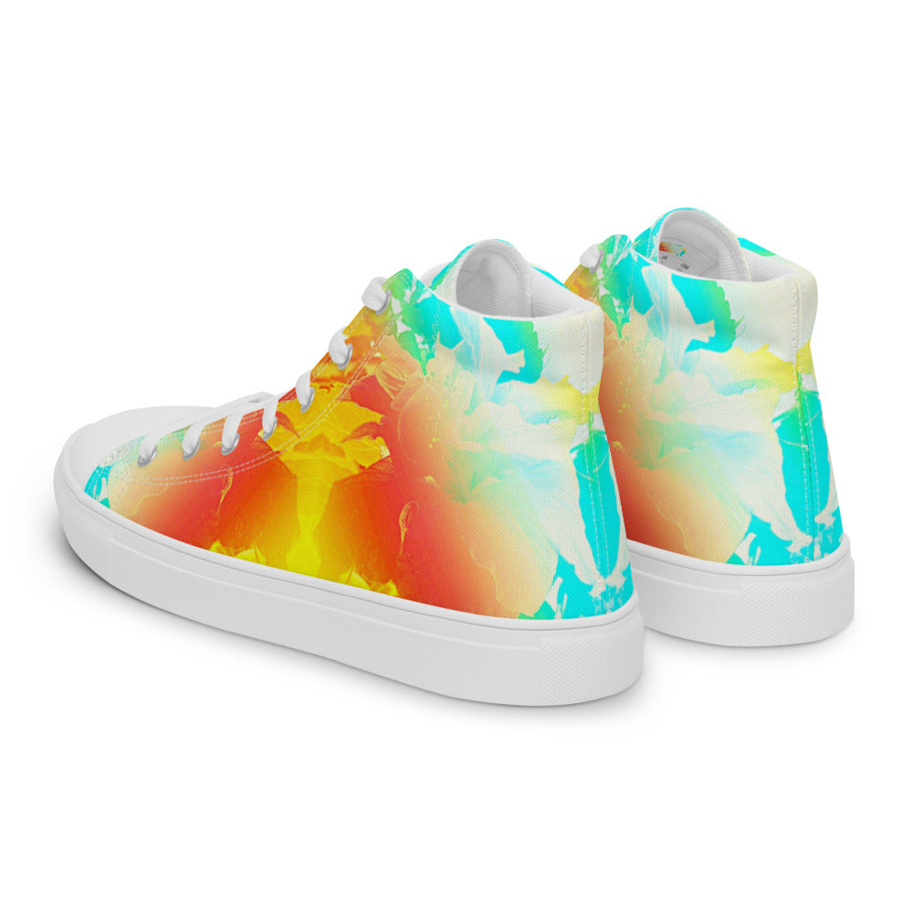 Women’s high top canvas shoes Rainbow 2