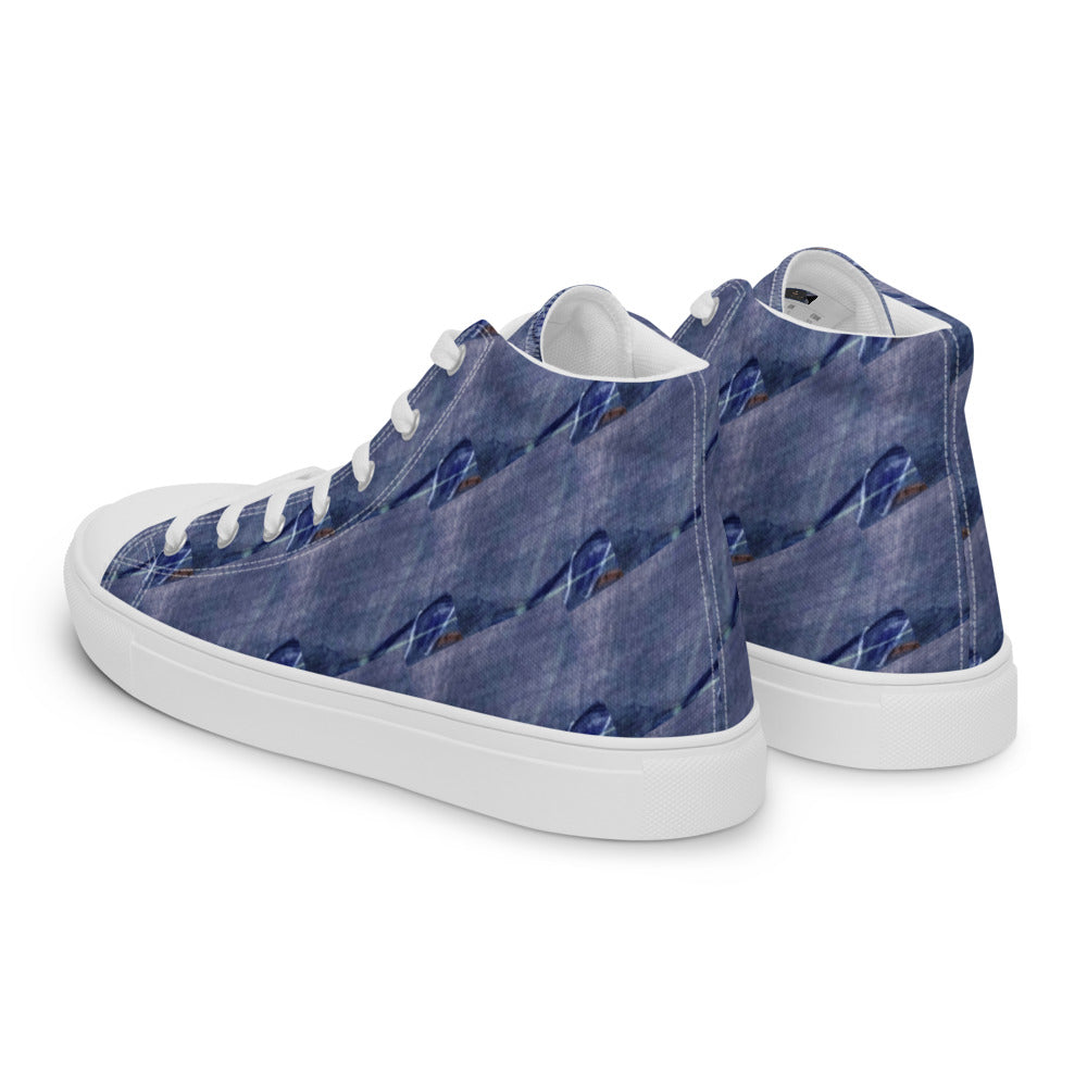 Women’s high top canvas shoes Denim 2