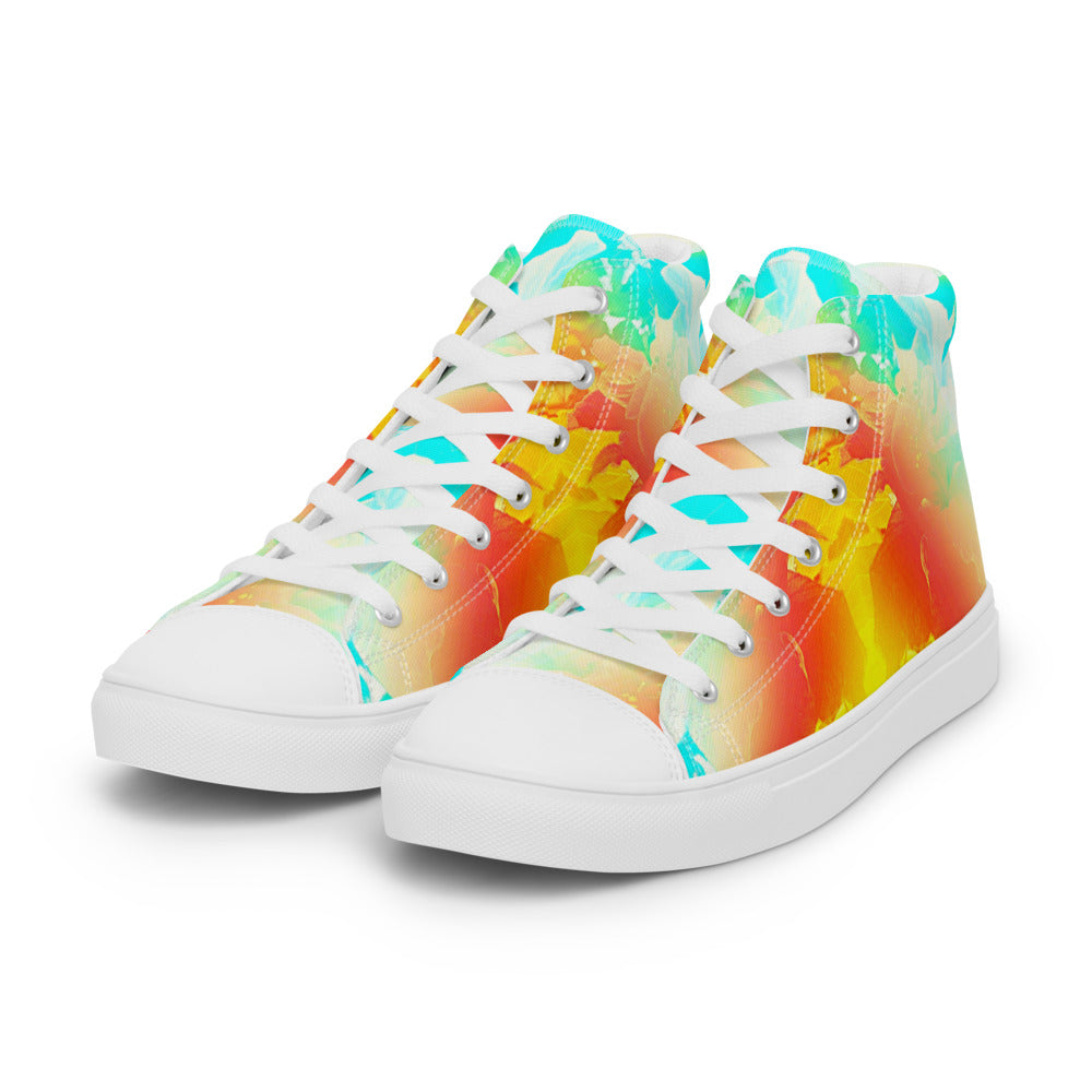 Women’s high top canvas shoes Rainbow 2