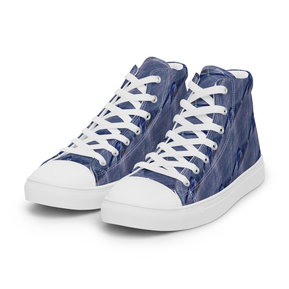 Women’s high top canvas shoes Denim 2