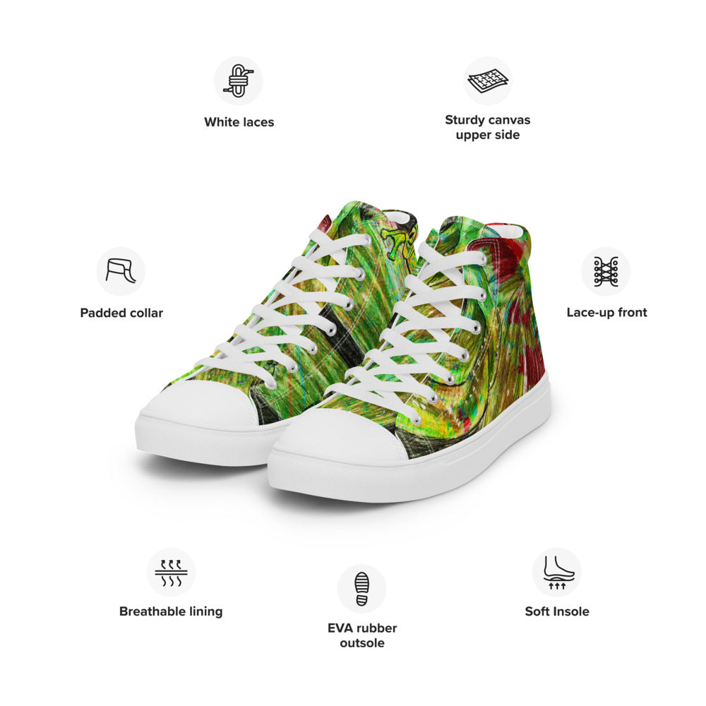 Women’s high top canvas shoes Jungle