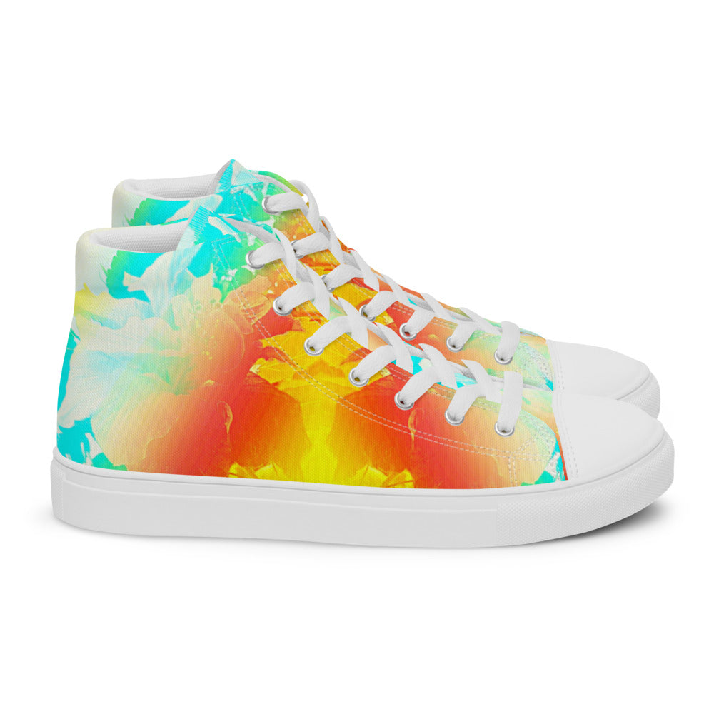 Women’s high top canvas shoes Rainbow 2