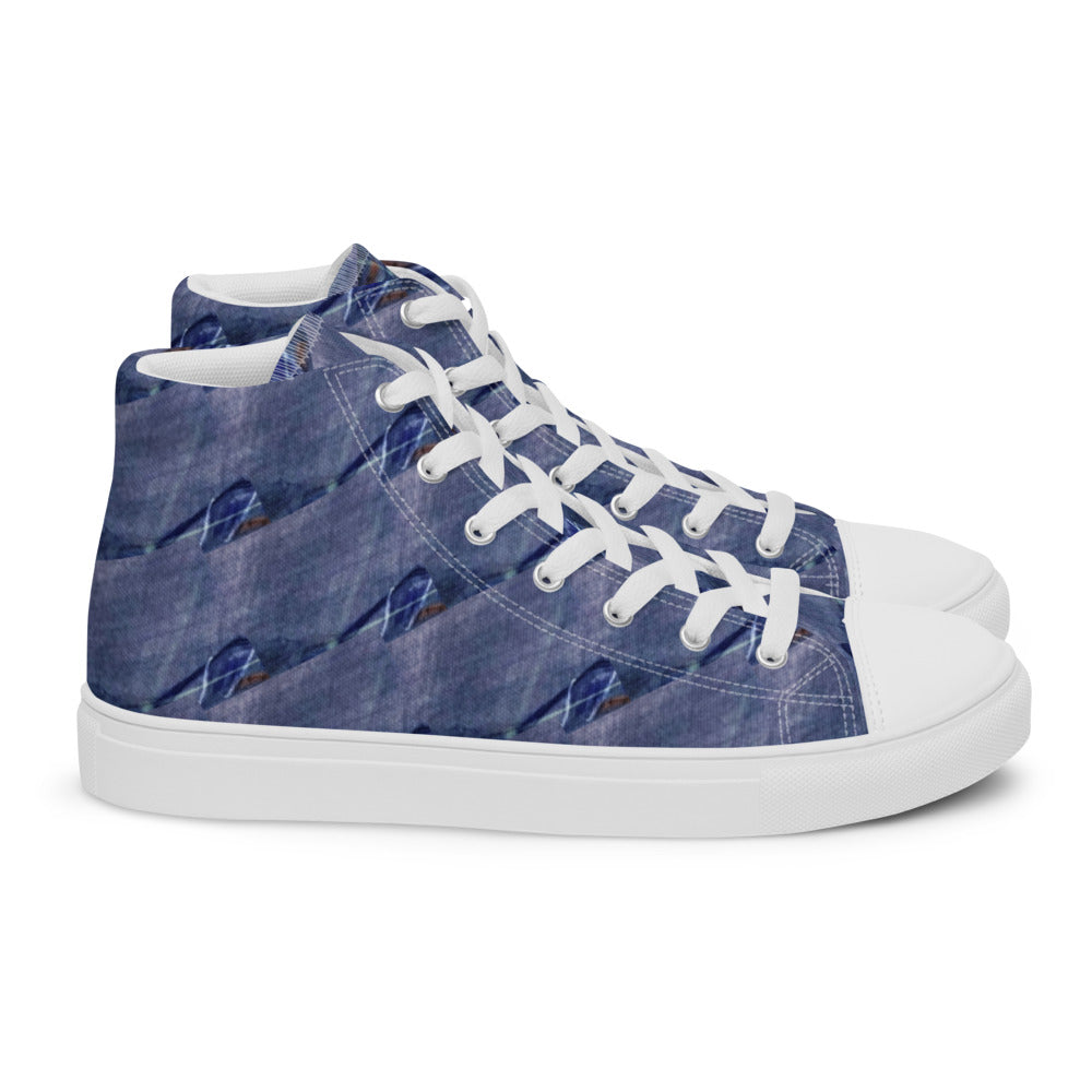 Women’s high top canvas shoes Denim 2