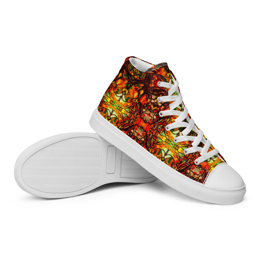 Women’s high top canvas shoes Autumn