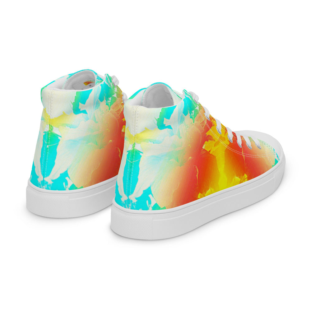 Women’s high top canvas shoes Rainbow 2