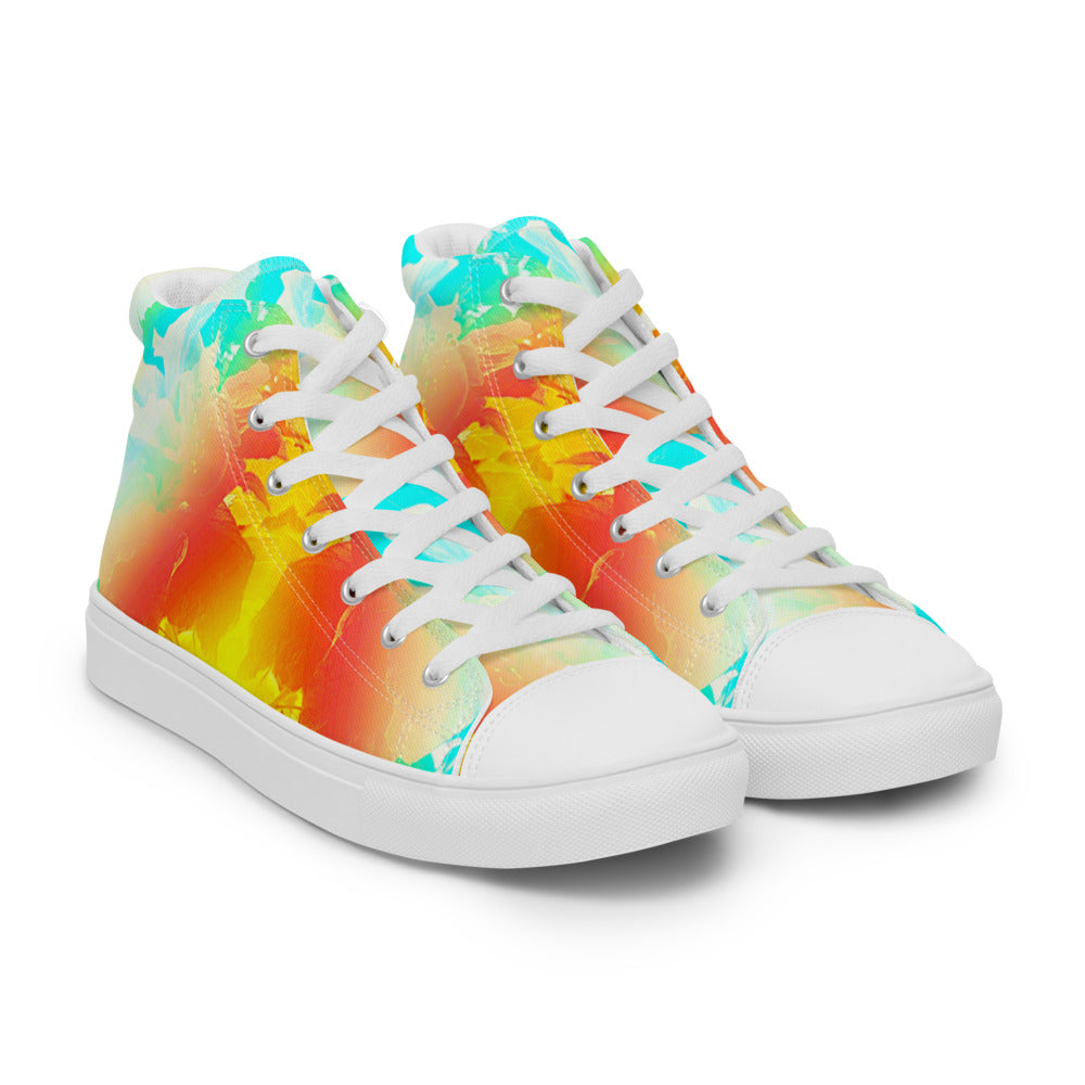 Women’s high top canvas shoes Rainbow 2